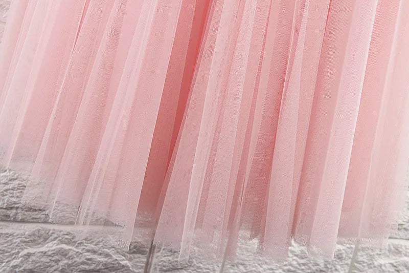 TingYiLi 4 Layers Tulle Skirts Womens Black Gray White Adult Tulle Skirt Elastic High Waist Pleated Midi Skirt