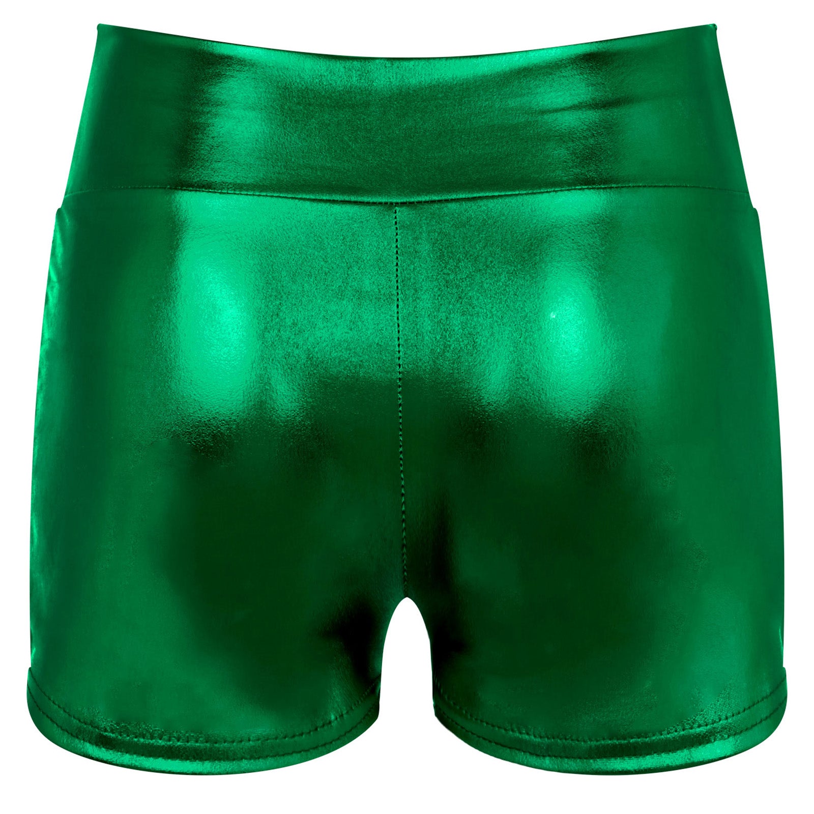 High Waist Short Pants Womens Ladies Patent Leather Hot Shorts Clubwear Metallic Shiny Rave Shorts Rave Festival Party Bottoms