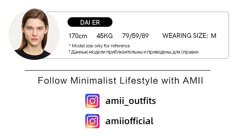 AMII Minimalist Casual Pants for Women 2025 Autumn Clothing PU Leather Loose Straight Pants Slit Office Lady Trousers 12343250