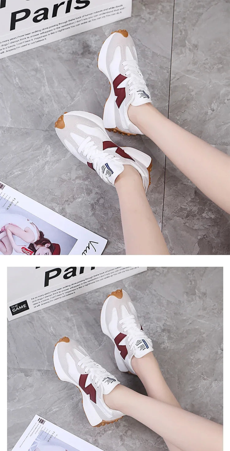 New Style Zugu Women's Shoes Ins Popular Thick-Soled Dad Sneakers 2025 Summer Breathable Season Comfortable Sneaker