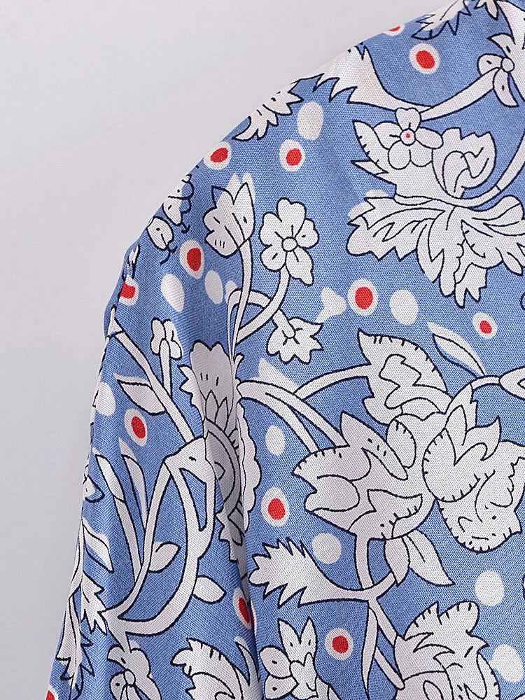 Boho Vintage Floral Print Beach Summer Short Kimono Women Fashion Ladies Casual V Neck Batwing Sleeves Bohemian Cover-ups