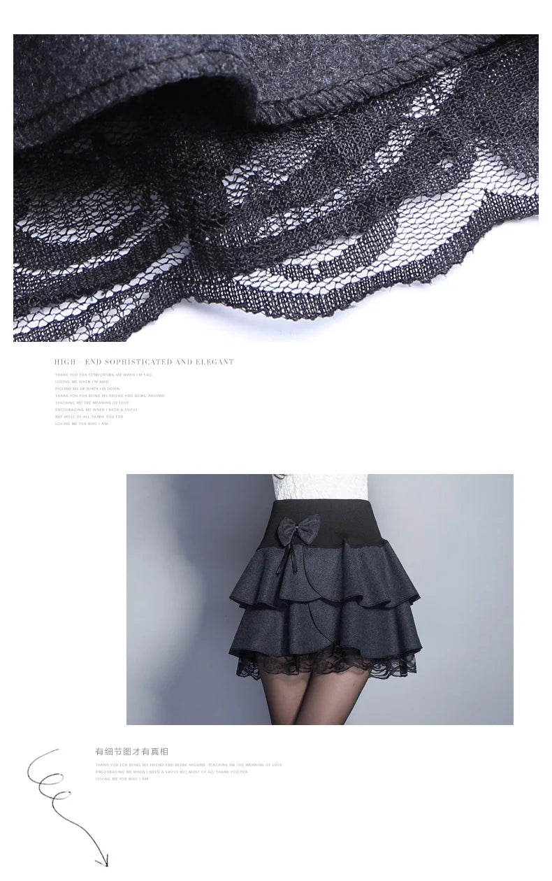 2026 Elasticity Summer Y2K Skirt Women Sweet Floral Bowknot Mini Tutu Woman Skirts Shorts Lace Jupe Femme Office Lady Skirts