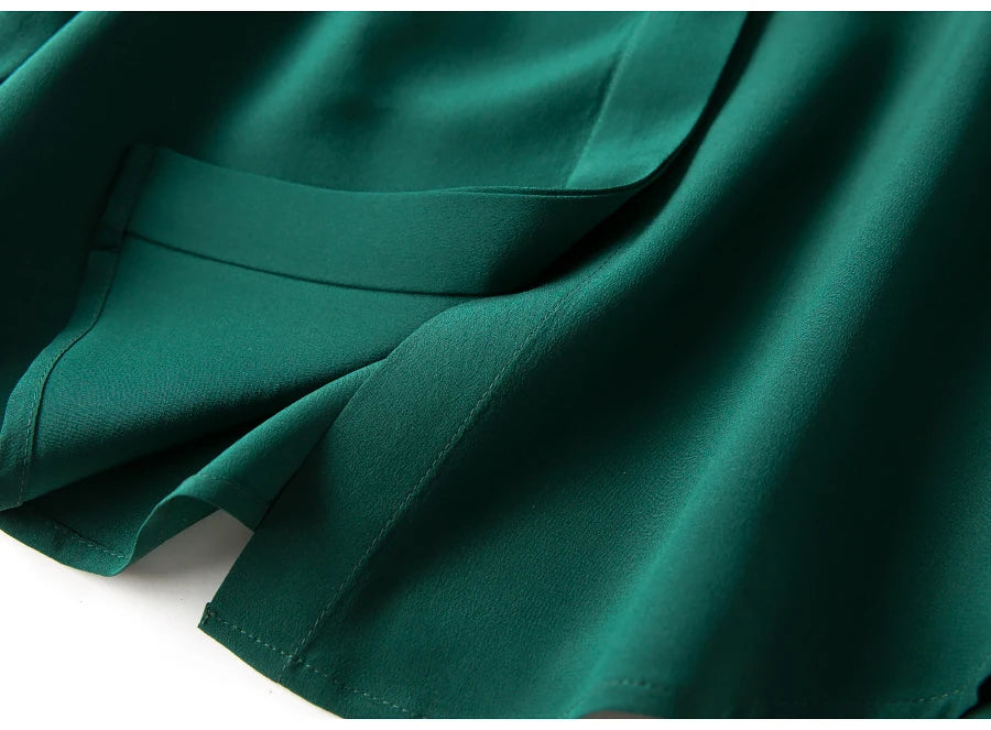 SuyaDream Women Silk Dress Shirts 100% REAL SILK Solid Long Sleeved Button Chic Blouses 2025 Spring Summer Office Lady Top White