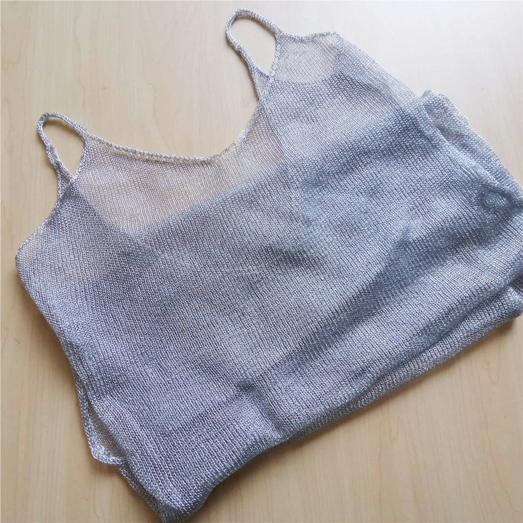 Sexy Sheer Net Mesh Knitted Glitter Tunic Beach Cover Up Cover-ups Long Beach Dress Beach Wear Beachwear Female Women Robe V651