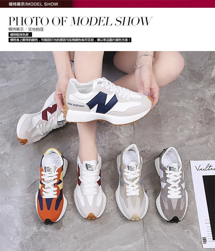 New Style Zugu Women's Shoes Ins Popular Thick-Soled Dad Sneakers 2025 Summer Breathable Season Comfortable Sneaker