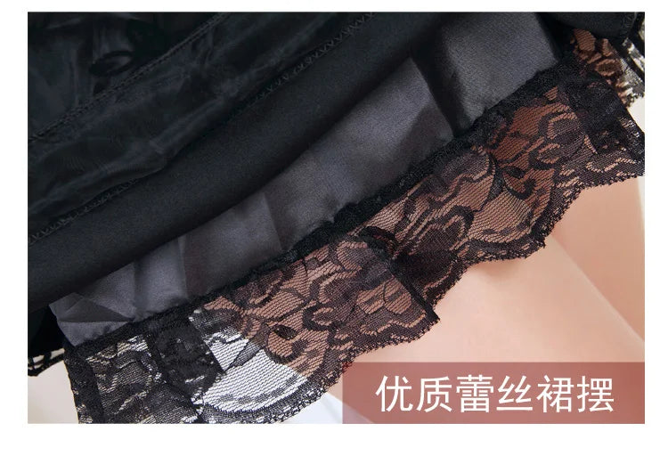 Zuolunouba Summer Slim Preppy Skirt Women Flower Bow Mini Tutu Style Elasticity Lace Skirts Shorts Lady High Waist Student