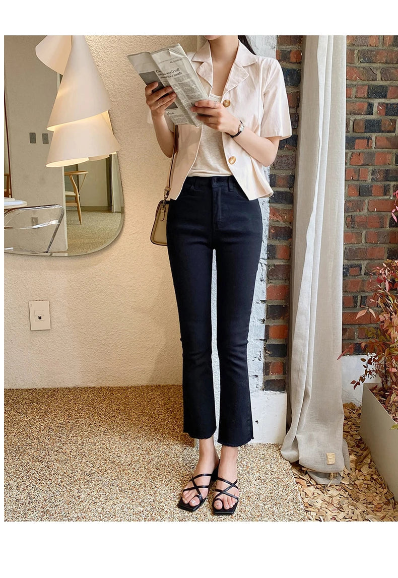 White Jeans for Women Trousers Denim Spring 2024 High Waist Straight Leg White Pants Women Boyfriend Summer Streetwear Women