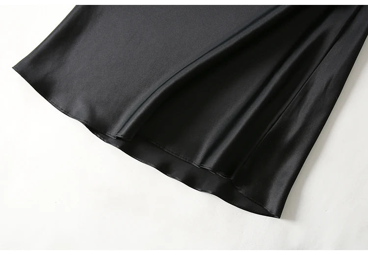 SuyaDream Woman Mini Dress 19mm 100%Real Silk Sleeveless Solid Spaghetti Strap Sleep Dresses 2025 Elegant Chic Clothes