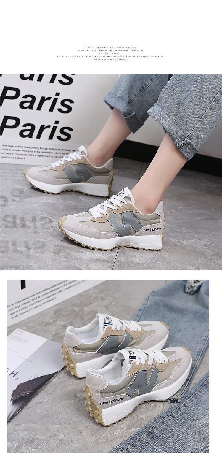New Style Zugu Women's Shoes Ins Popular Thick-Soled Dad Sneakers 2025 Summer Breathable Season Comfortable Sneaker